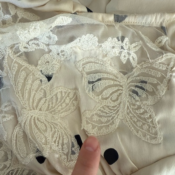 Free People Butterfly Babe Maxi Dress in Ivory Tea Combo - Picture 12 of 12